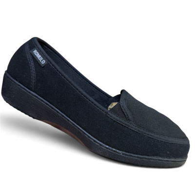 Calzado Casual Textil para Mujer R&oacute;mulo Ref 3508 Negro | Calzado C&oacute;modo y Ergon&oacute;mico | Tus Pasos Bogot&aacute;